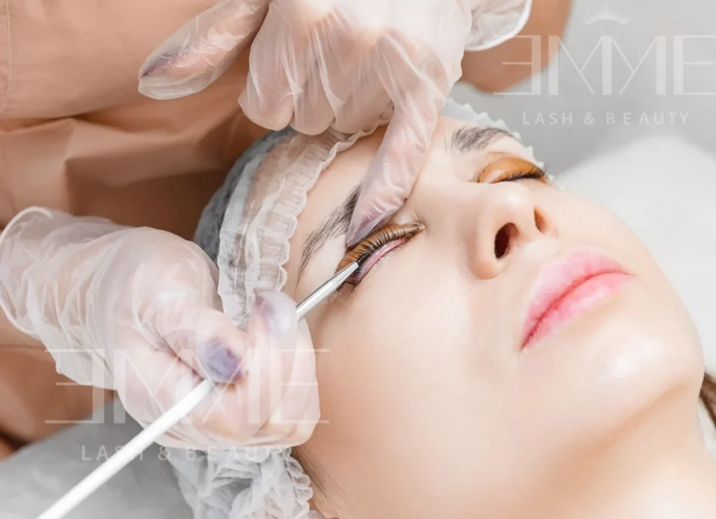 Korean eye lash lift at EMME Lash & Beauty