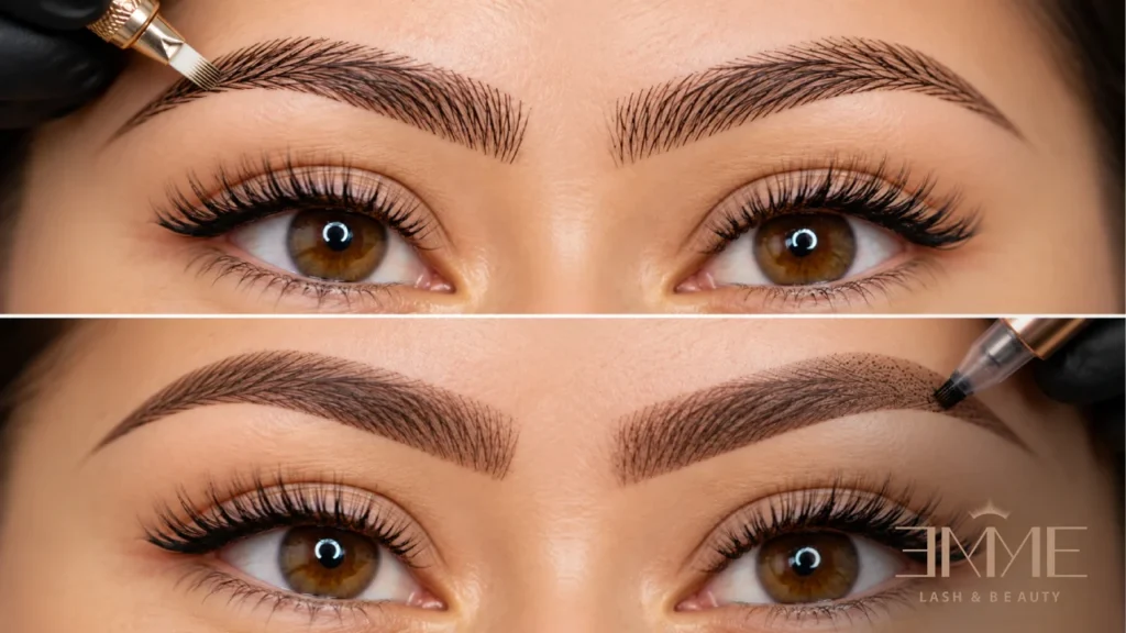 which is more painful microblading or microshading