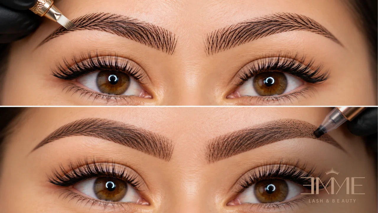 which is more painful microblading or microshading